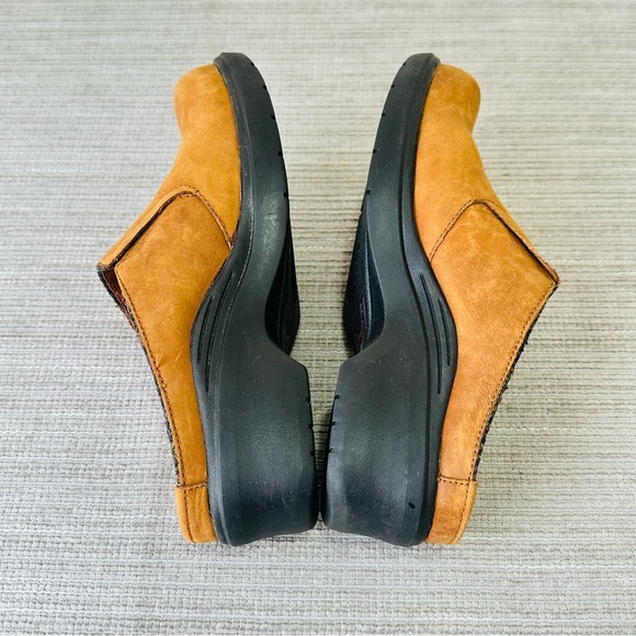 Ariat Womens Mendocino Mules Shoes Size 8,5 Brown Leather Slip On Tassel Clogs - Picture 8 of 10